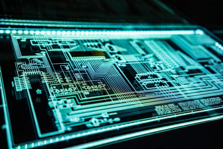 Managed IT graphic of a circuit board